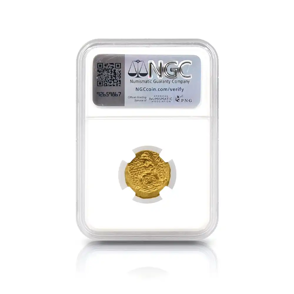 古代コイン5：5993 古代ギリシャ ポントス王国 紀元前120-63 ミトラダテス6世 スターテル金貨 リシマコスタイプ NGC MS Strike: 4/5 Surface: 5/5