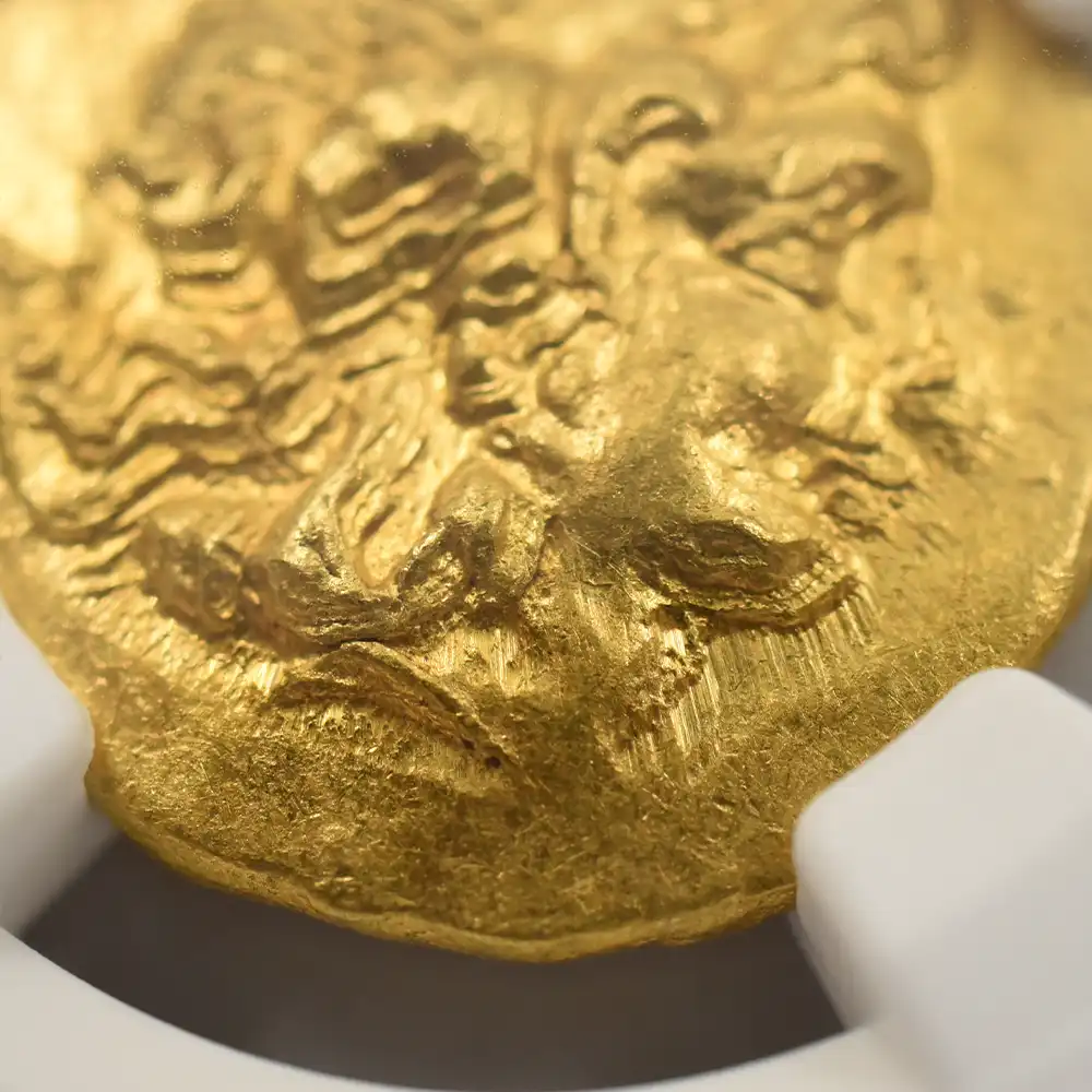 古代コイン8：5993 古代ギリシャ ポントス王国 紀元前120-63 ミトラダテス6世 スターテル金貨 リシマコスタイプ NGC MS Strike: 4/5 Surface: 5/5