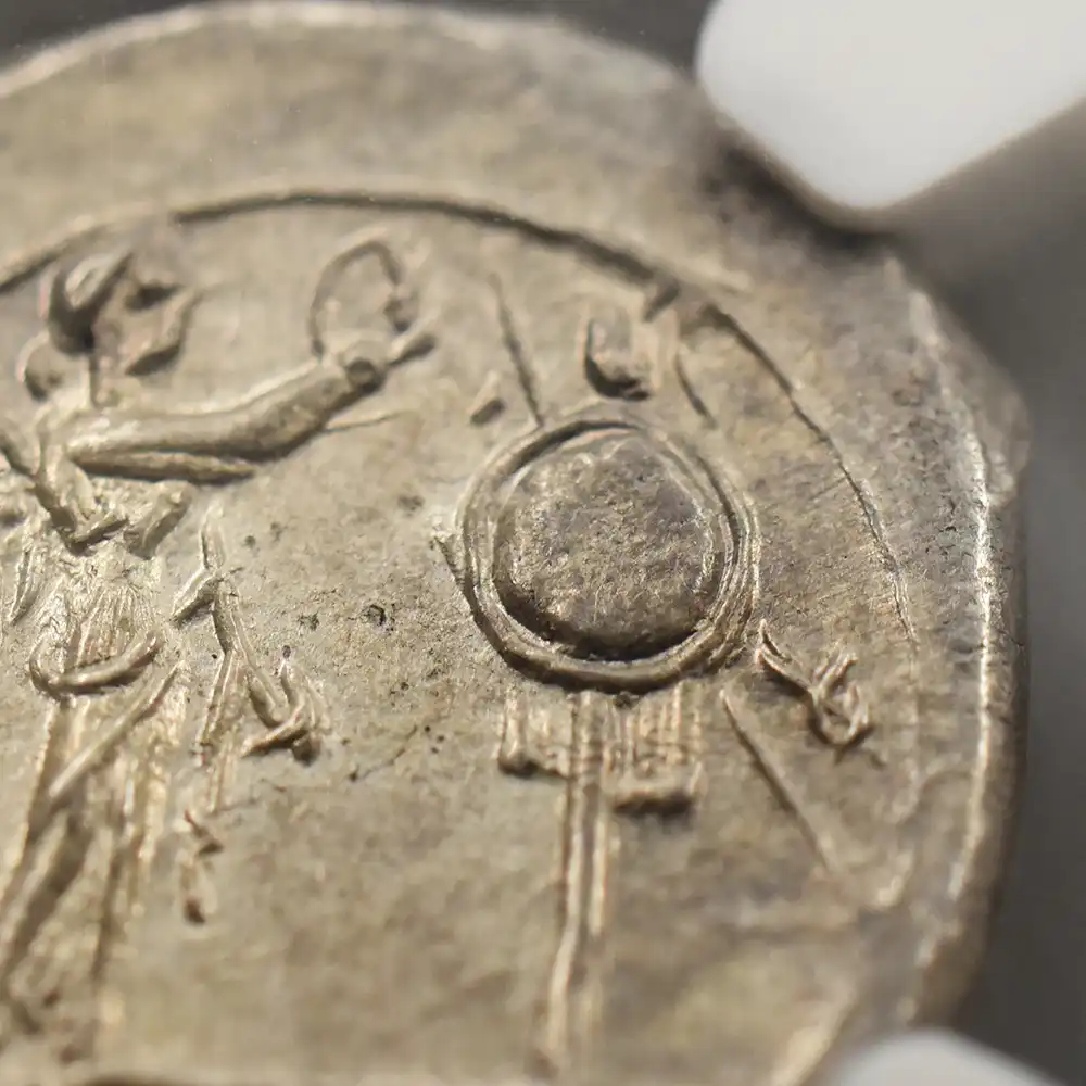 古代コイン11：5994 古代ローマ共和国 紀元前211-208 ジュピター 勝利の女神ニケ ヴィクトリアトゥス銀貨 NGC Ch MS Strike: 5/5 Surface: 5/5