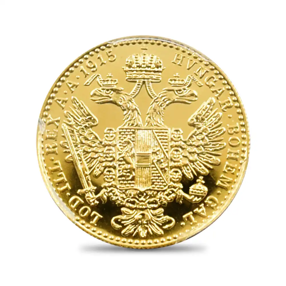 アンティークコイン3：5995 オーストリア 1915 フランツ・ヨーゼフ1世 ダカット 金貨 リストライク PCGS MS68PL