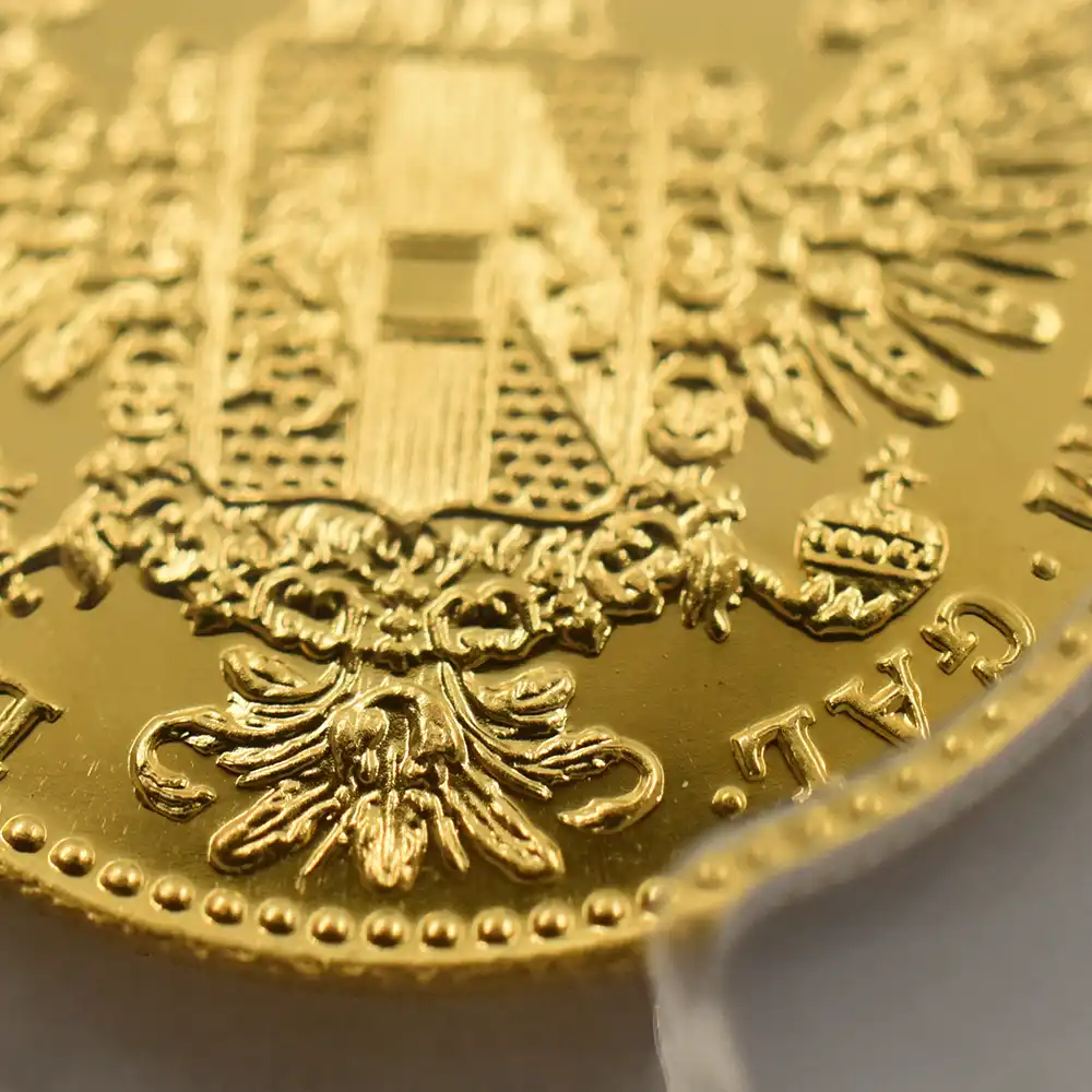 アンティークコイン12：5995 オーストリア 1915 フランツ・ヨーゼフ1世 ダカット 金貨 リストライク PCGS MS68PL
