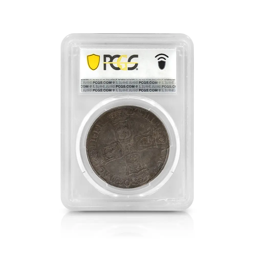アンティークコイン5：5997 1703 アン女王 VIGO クラウン銀貨 PCGS XF45
