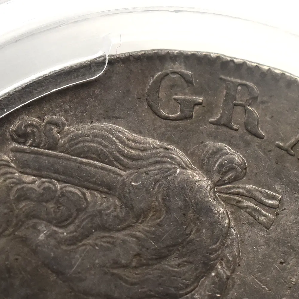アンティークコイン9：5997 1703 アン女王 VIGO クラウン銀貨 PCGS XF45