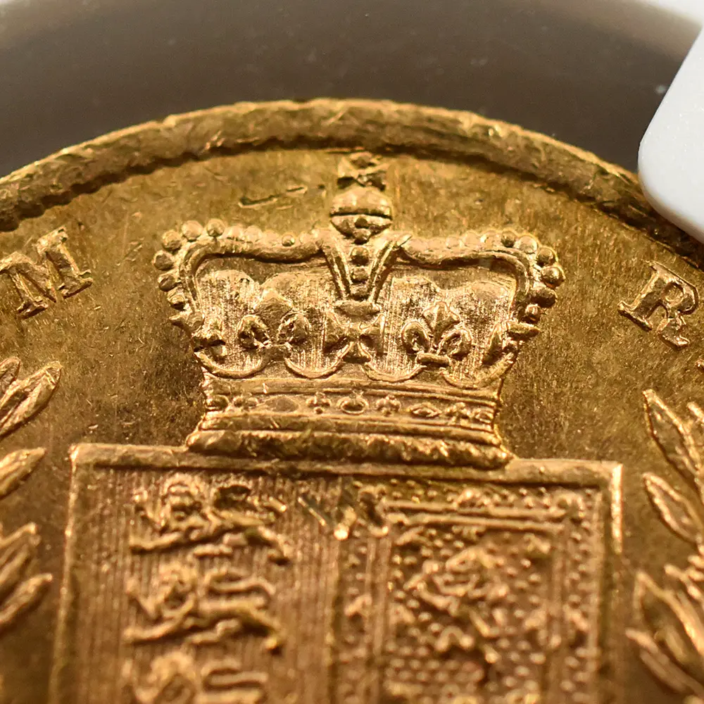 アンティークコイン10：6008 1871 ヴィクトリア女王 ヤングヘッド ソブリン金貨 NGC MS64