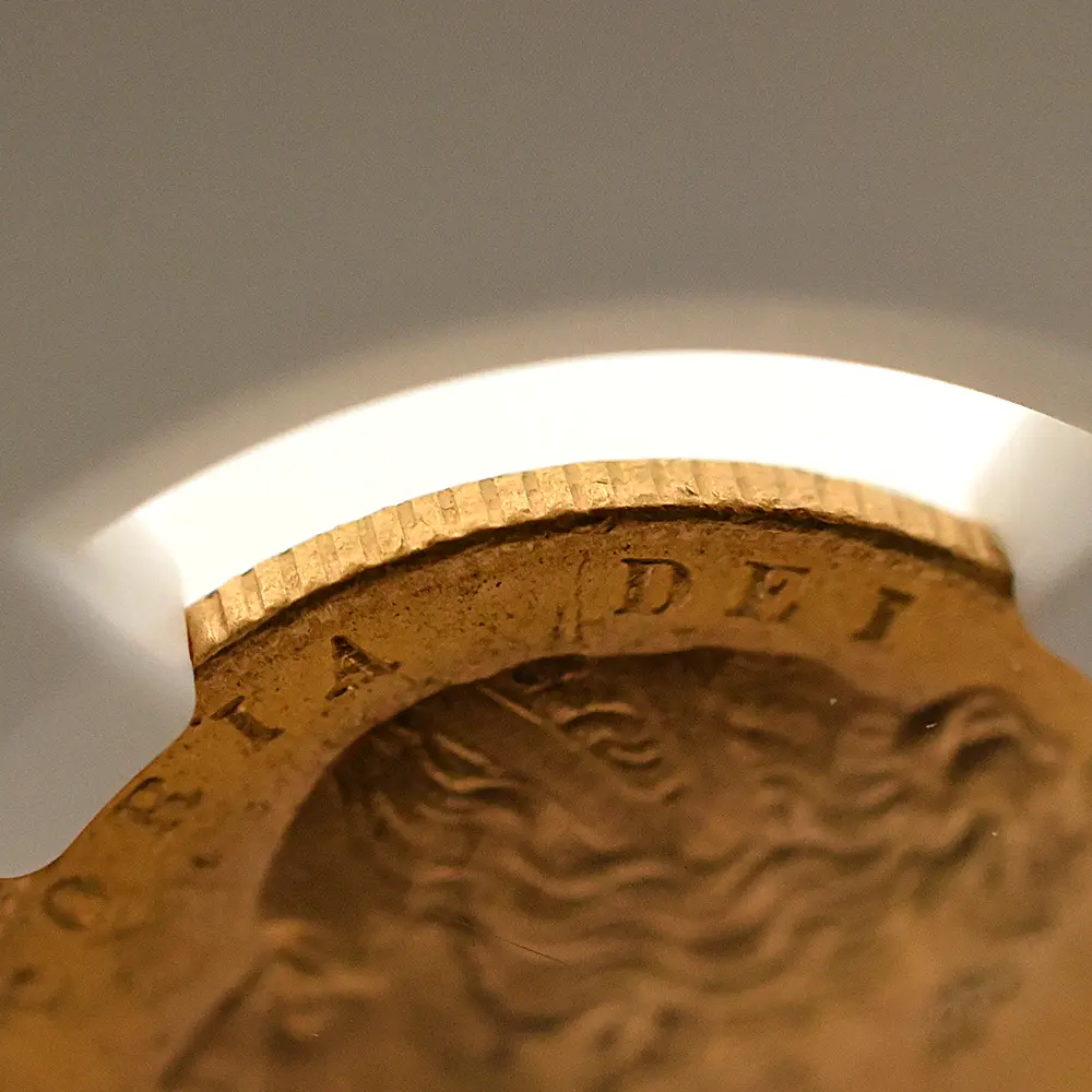 アンティークコイン13：6008 1871 ヴィクトリア女王 ヤングヘッド ソブリン金貨 NGC MS64