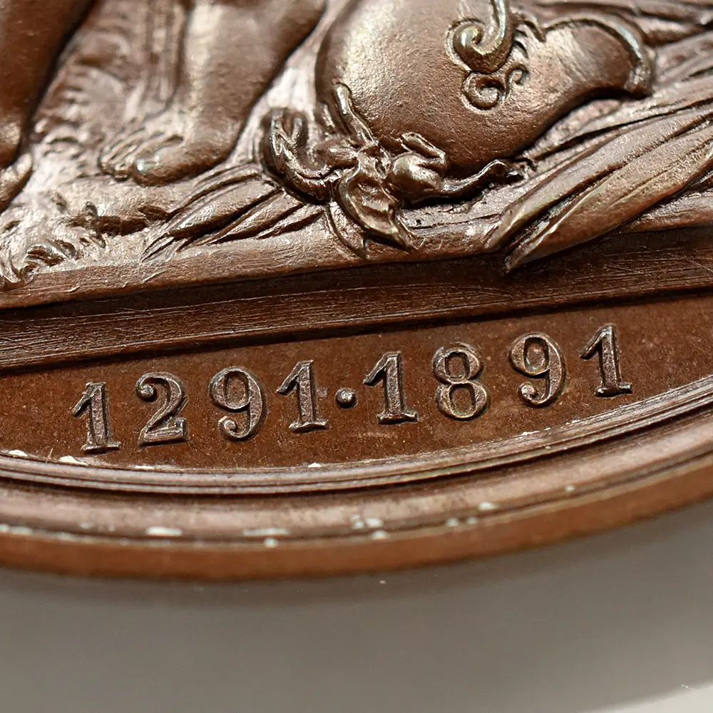 メダル9：6018 スイス 1891 建国600周年記念 銅メダル PCGS SP64 SM-43