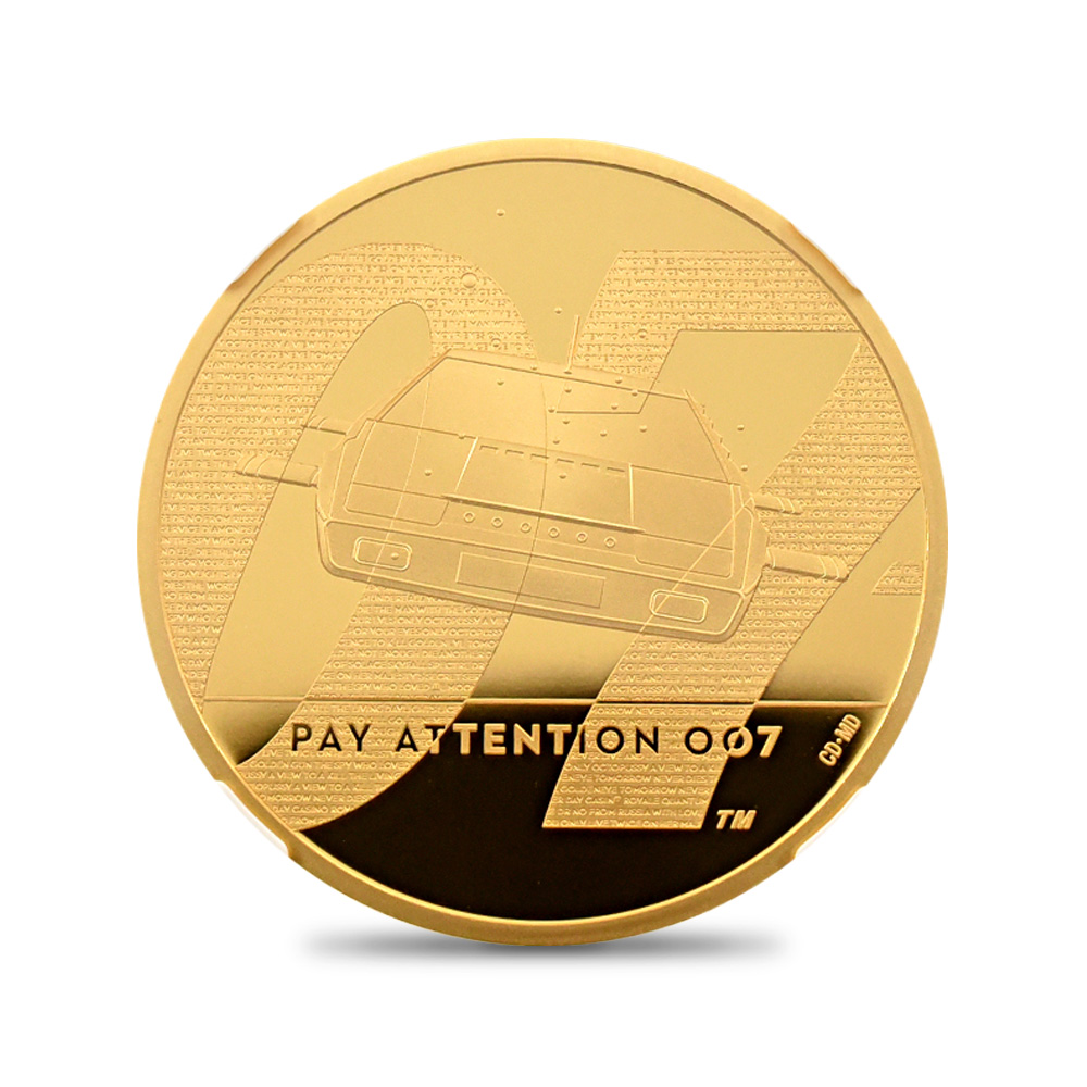 モダンコイン2：4670 2020 エリザベス2世 007 ジェームズ・ボンド 第2貨 200ポンド 2オンス 金貨 ファーストリリース NGC PF70UC 箱付き