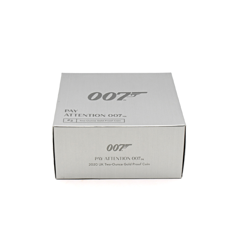 モダンコイン7：4670 2020 エリザベス2世 007 ジェームズ・ボンド 第2貨 200ポンド 2オンス 金貨 ファーストリリース NGC PF70UC 箱付き