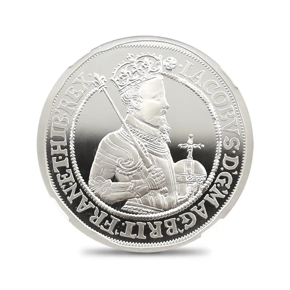 モダンコイン2：3405 2022 エリザベス2世 英国君主コレクション第2弾 ジェームズ1世 2ポンド1オンス銀貨 ファーストリリース NGC PF70UC 箱付き