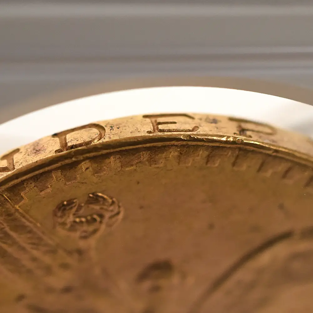モダンコイン14：6067 メキシコ 1947 リベルタ―ド 50ペソ金貨 リストライク NGC MS64