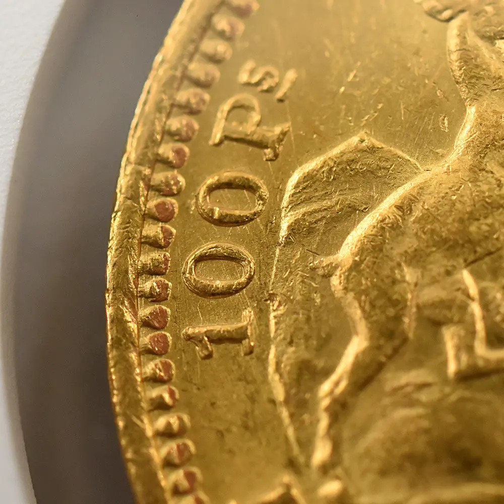 アンティークコイン13：6069 チリ 1926SO 女神 100ペソ金貨 NGC MS62