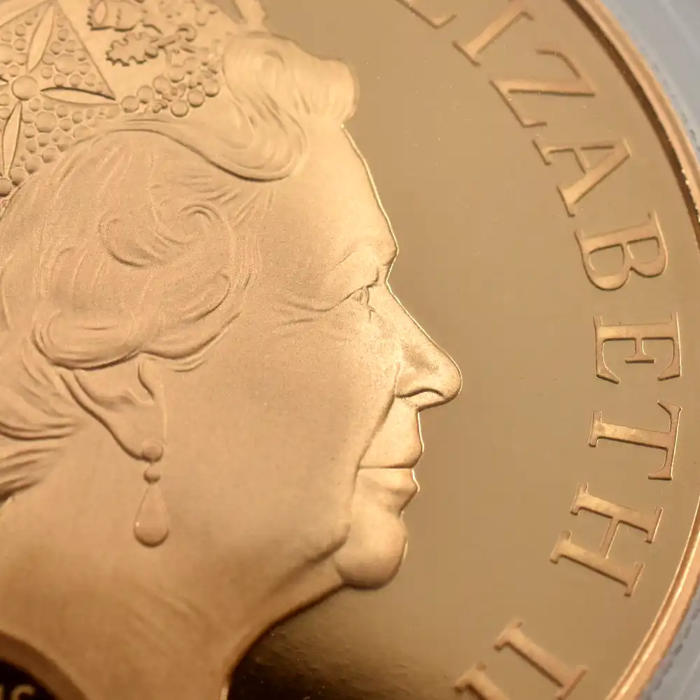 モダンコイン11：6082 2015 エリザベス2世 シャーロット王女誕生記念 5ポンド金貨 PCGS PR70DC