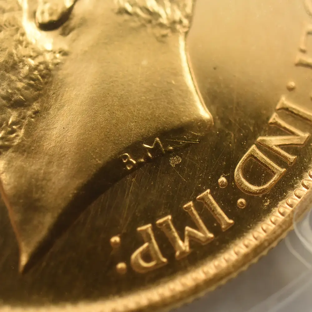 アンティークコイン8：6081 1911 ジョージ5世 聖ジョージ竜退治 5ポンド金貨 PCGS PR64CA S-3994 WR-414