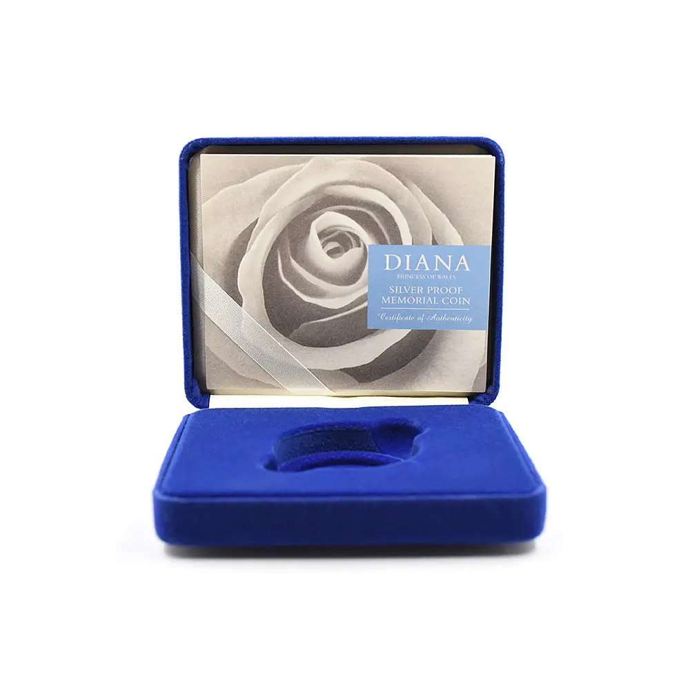 モダンコイン7：6104 1999 エリザベス2世 ダイアナ妃追悼記念 5ポンド銀貨 PCGS PR69DC S-L6 箱付き