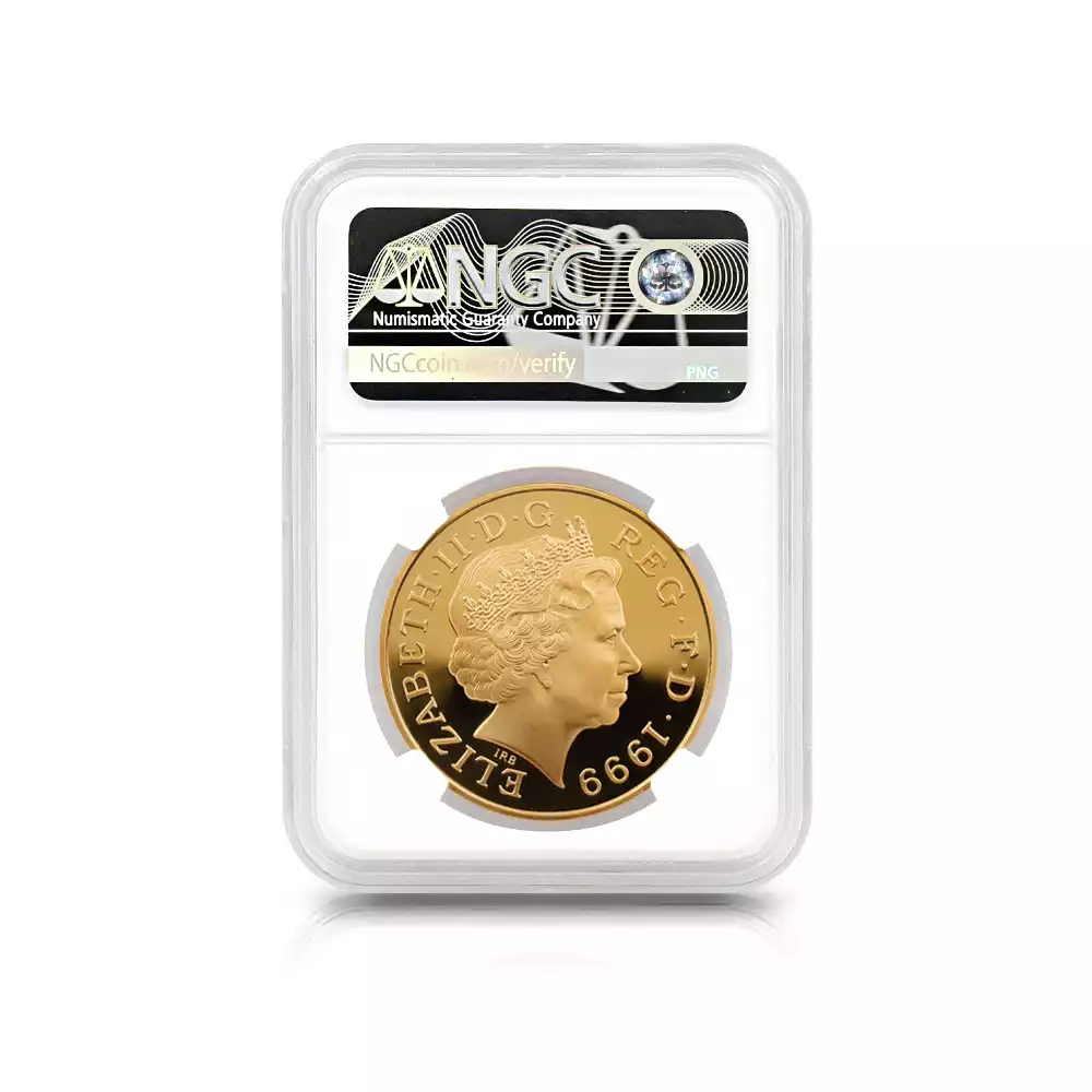 モダンコイン5：6108 1999 エリザベス2世 ダイアナ妃追悼記念 5ポンド金貨 NGC PF70UC