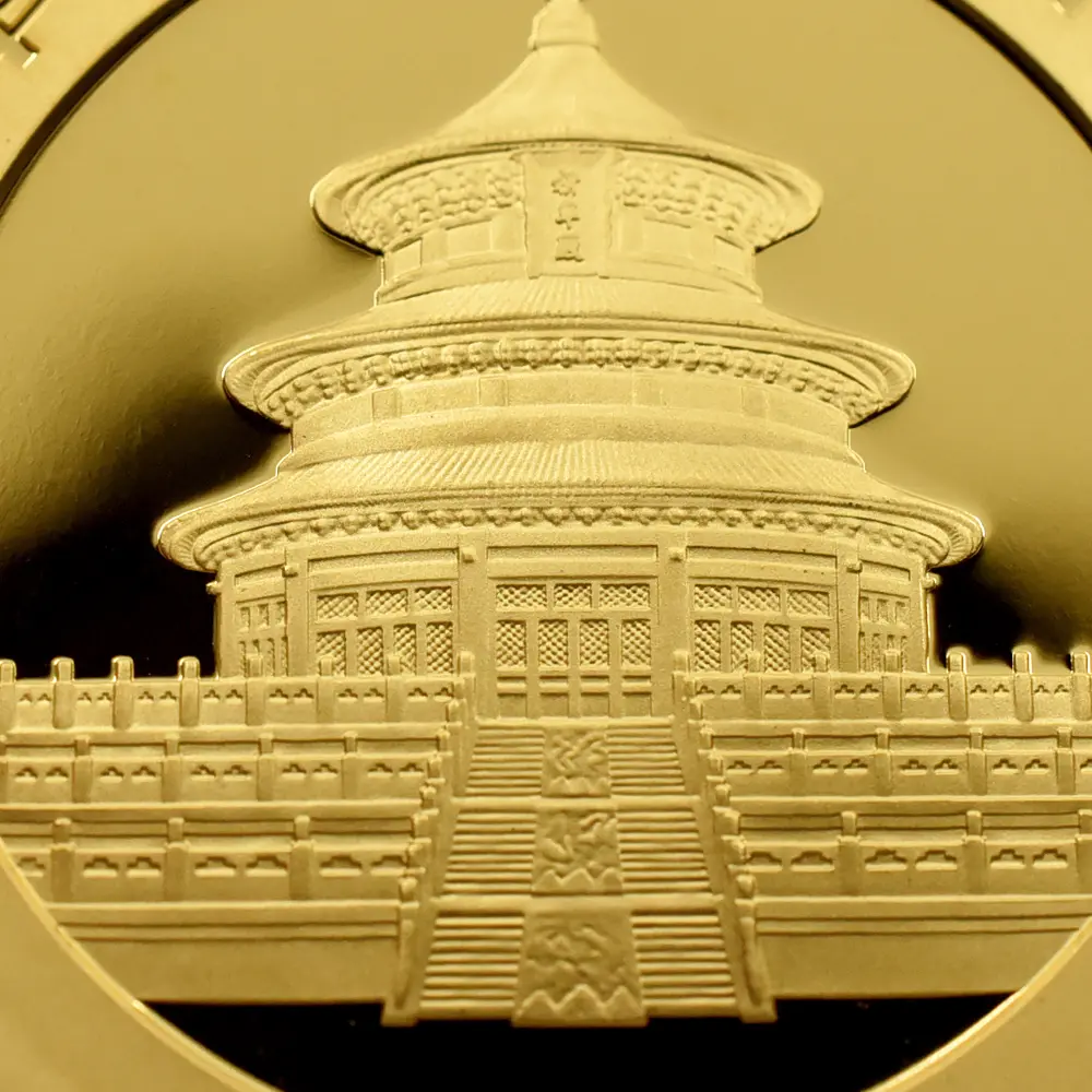 地金型8：6115 中国 2025 パンダ 500元 30グラム 金貨 【10枚】