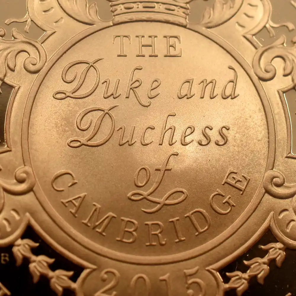 モダンコイン8：3551 2015 エリザベス2世 シャーロット王女誕生記念 5ポンド金貨 PCGS PR70DC