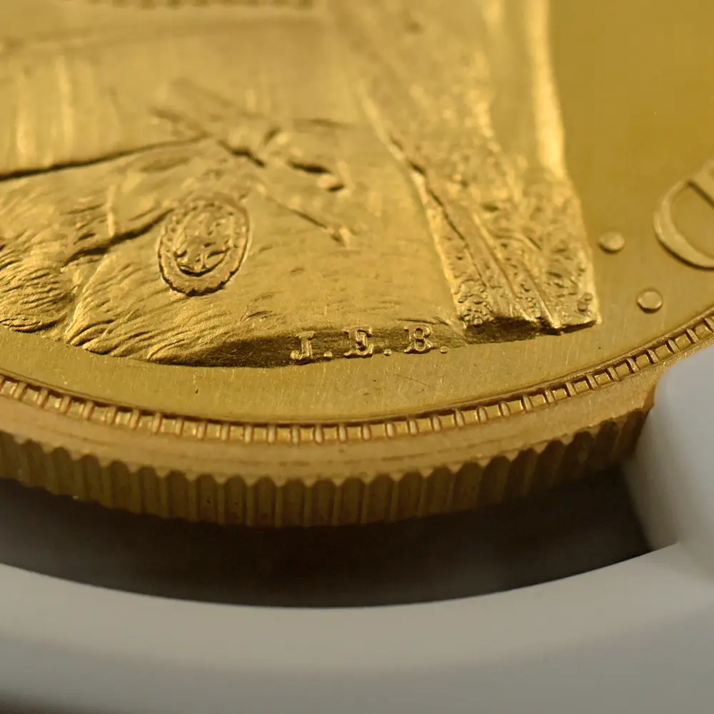 アンティークコイン9：4809 1887 ヴィクトリア女王 ジュビリーヘッド 聖ジョージ竜退治 5ソブリン金貨 NGC PF65UC