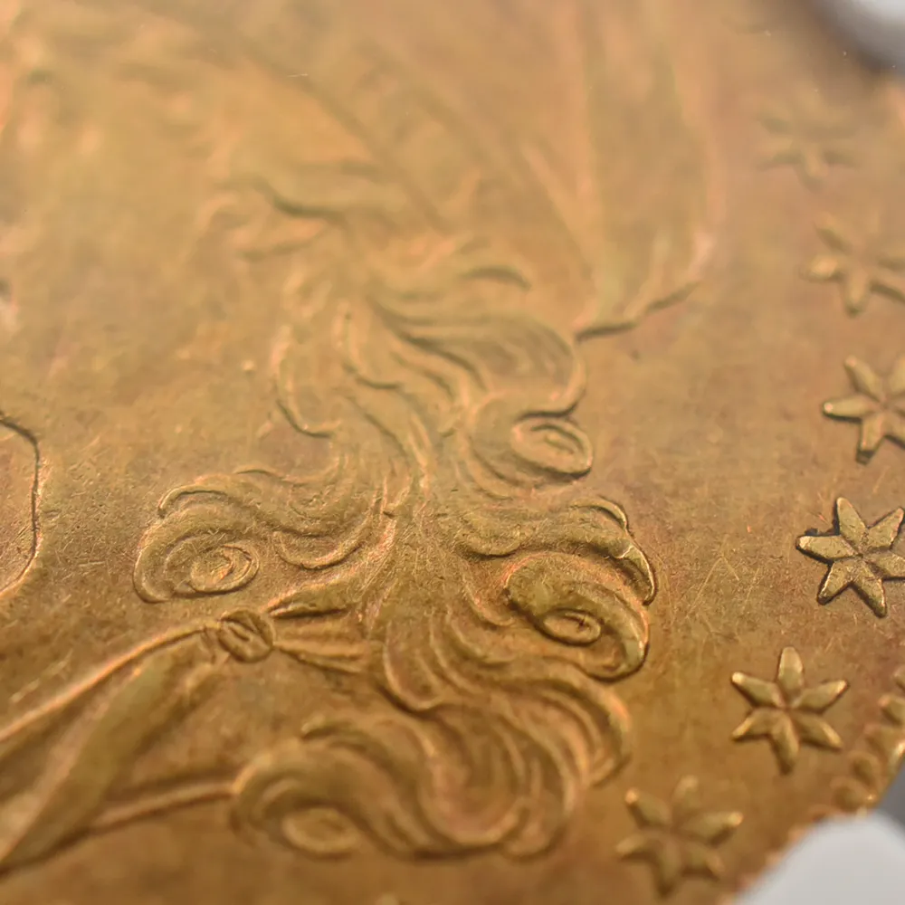 アンティークコイン8：4840 アメリカ 1807 リバティ キャップドバスト 5ドル金貨 NGC AU DETAILS