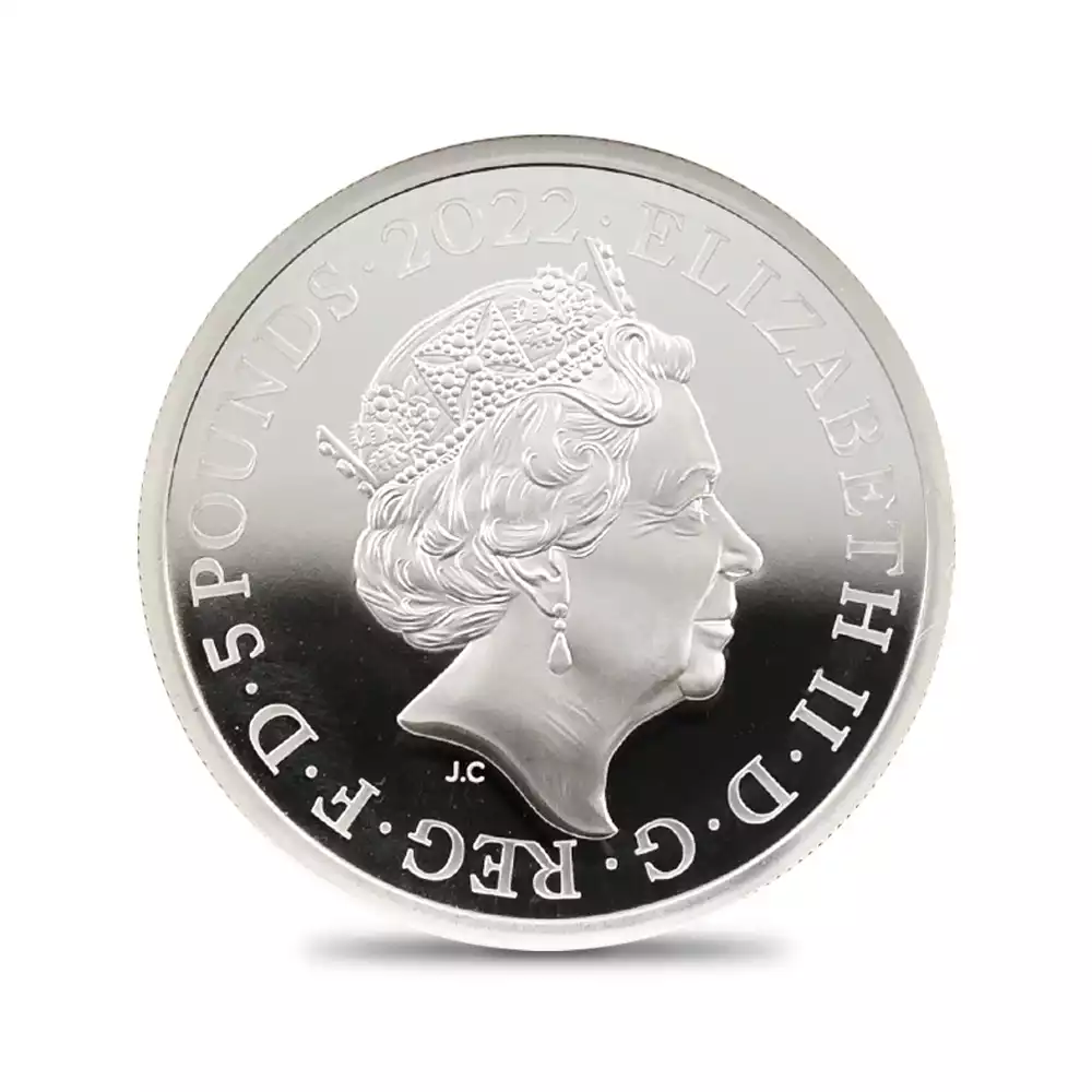 モダンコイン3：3176 2022 エリザベス2世 都市景観シリーズ第2弾 ローマ 5ポンド2オンス銀貨 発行即日鑑定品 NGC PF70UC 箱付き