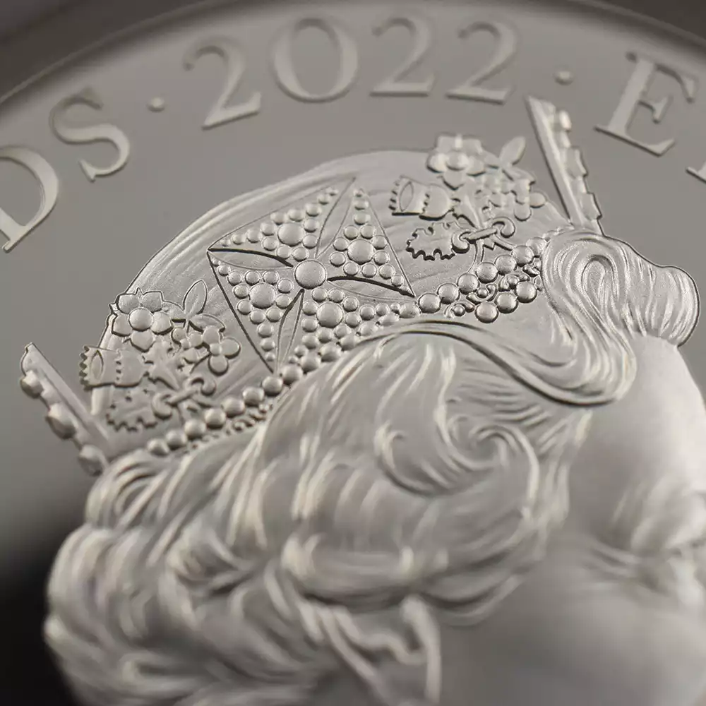 モダンコイン13：3176 2022 エリザベス2世 都市景観シリーズ第2弾 ローマ 5ポンド2オンス銀貨 発行即日鑑定品 NGC PF70UC 箱付き