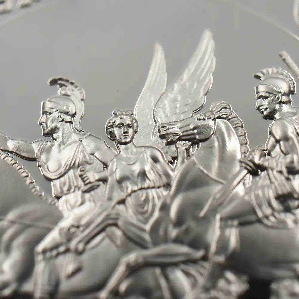 モダンコイン9:6191 2025 チャールズ3世 ワーテルロー・メダル - 勝利 10ポンド5オンス銀貨 NGC PF70UC