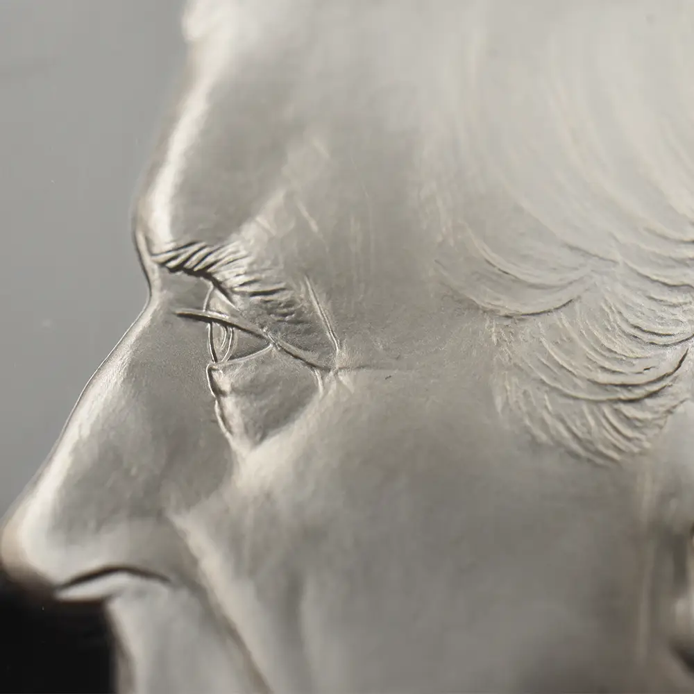 モダンコイン12:6191 2025 チャールズ3世 ワーテルロー・メダル - 勝利 10ポンド5オンス銀貨 NGC PF70UC