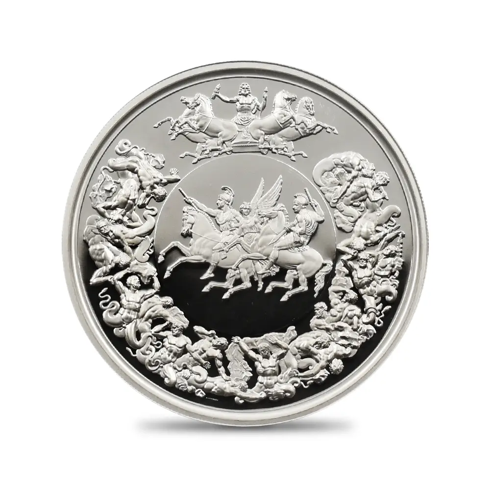 モダンコイン2：6192 2025 チャールズ3世 ワーテルロー・メダル - 勝利 10ポンド10オンス銀貨 NGC PF70UC