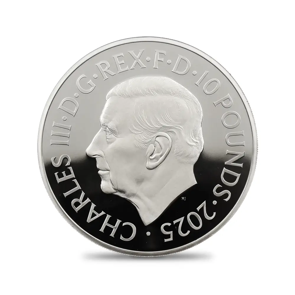 モダンコイン3：6192 2025 チャールズ3世 ワーテルロー・メダル - 勝利 10ポンド10オンス銀貨 NGC PF70UC