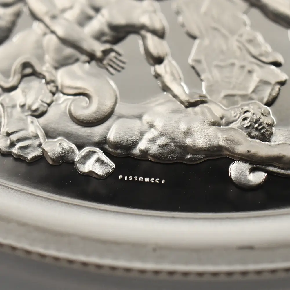 モダンコイン11：6192 2025 チャールズ3世 ワーテルロー・メダル - 勝利 10ポンド10オンス銀貨 NGC PF70UC