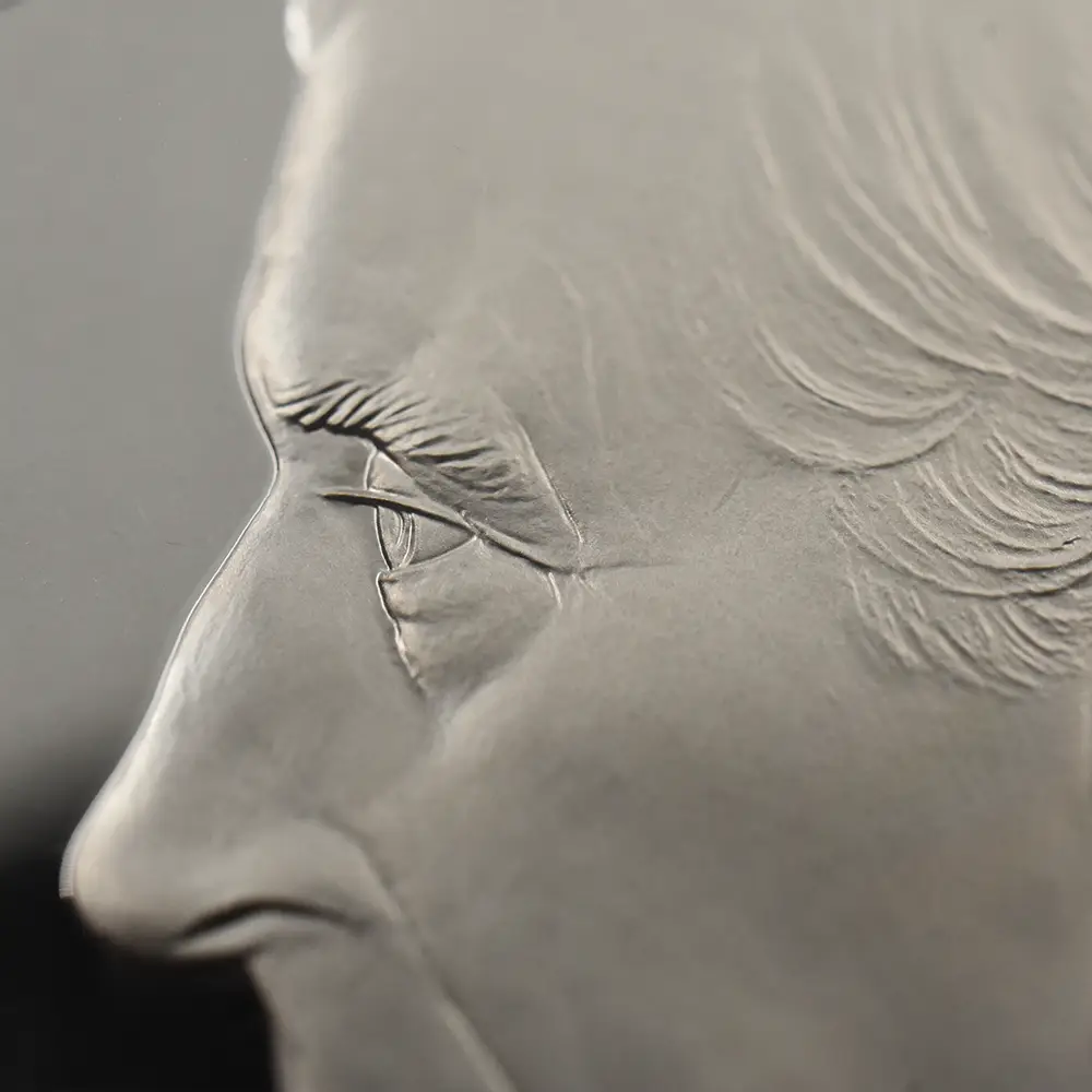 モダンコイン12：6192 2025 チャールズ3世 ワーテルロー・メダル - 勝利 10ポンド10オンス銀貨 NGC PF70UC