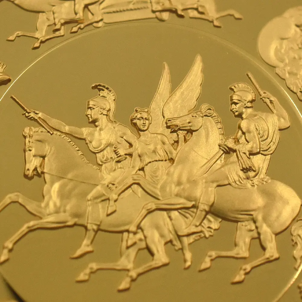 モダンコイン9:6193 2025 チャールズ3世 ワーテルロー・メダル - 勝利 200ポンド2オンス金貨 ファーストリリース NGC PF69UC