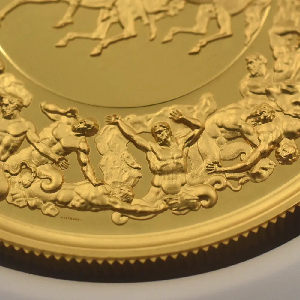 モダンコイン11:6193 2025 チャールズ3世 ワーテルロー・メダル - 勝利 200ポンド2オンス金貨 ファーストリリース NGC PF69UC