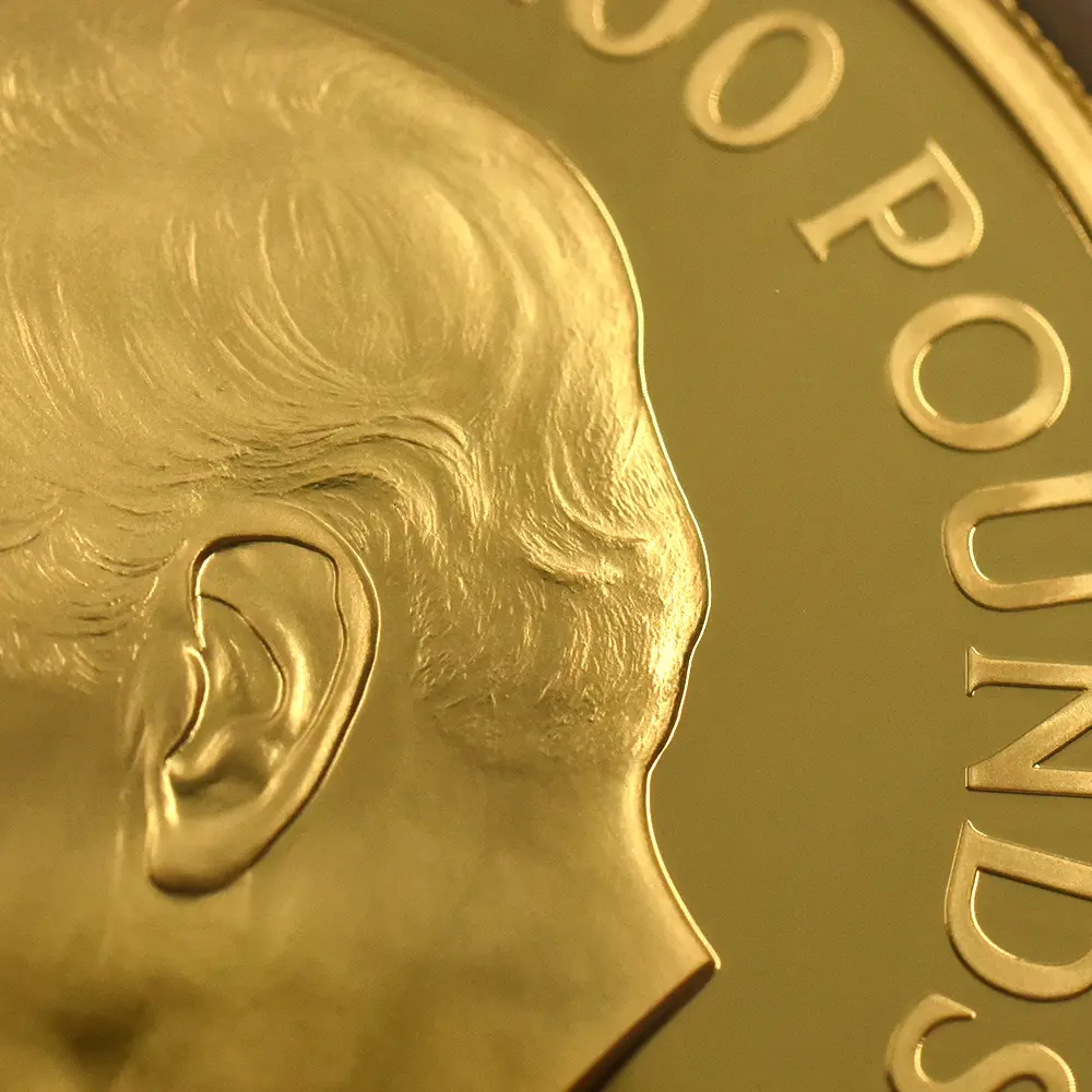 モダンコイン14:6193 2025 チャールズ3世 ワーテルロー・メダル - 勝利 200ポンド2オンス金貨 ファーストリリース NGC PF69UC