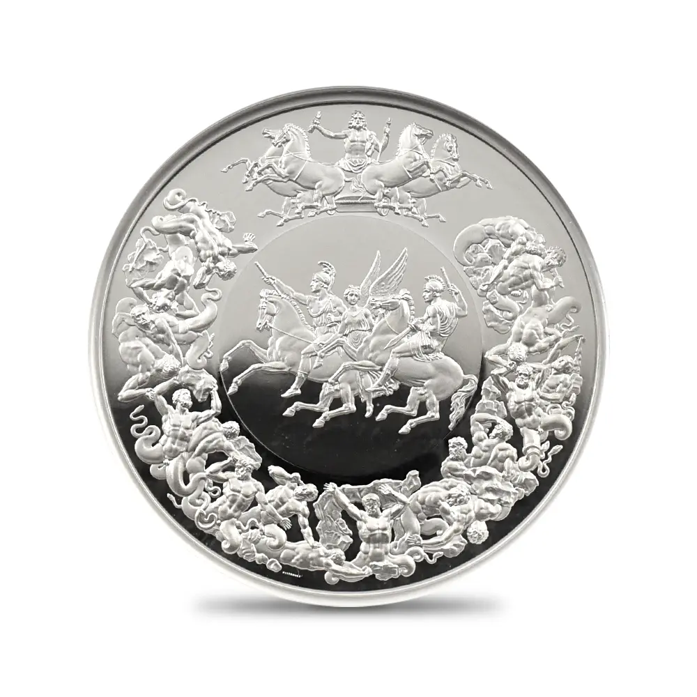 モダンコイン2:6194 2025 チャールズ3世 ワーテルロー・メダル - 勝利 5ポンド2オンス銀貨 NGC PF69UC