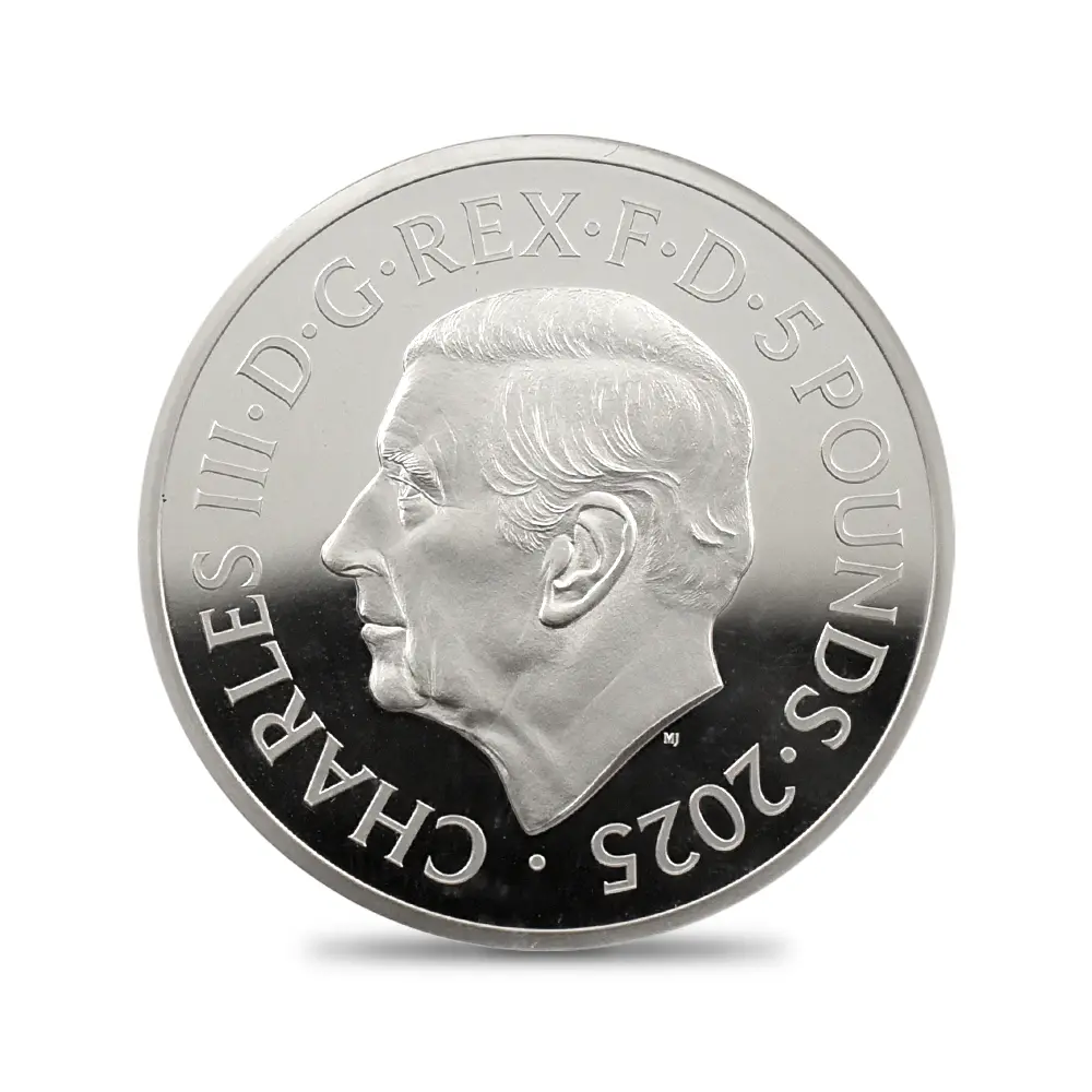 モダンコイン3:6194 2025 チャールズ3世 ワーテルロー・メダル - 勝利 5ポンド2オンス銀貨 NGC PF69UC