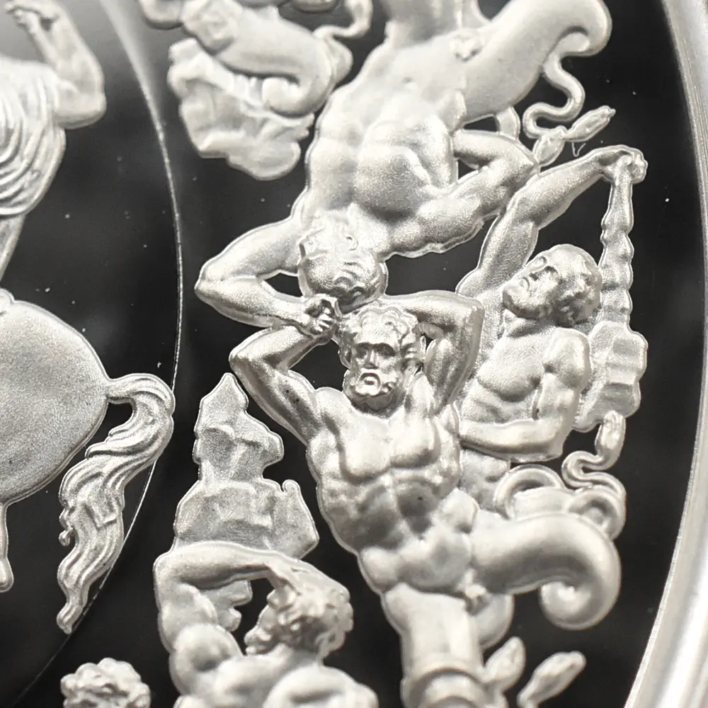 モダンコイン10:6194 2025 チャールズ3世 ワーテルロー・メダル - 勝利 5ポンド2オンス銀貨 NGC PF69UC