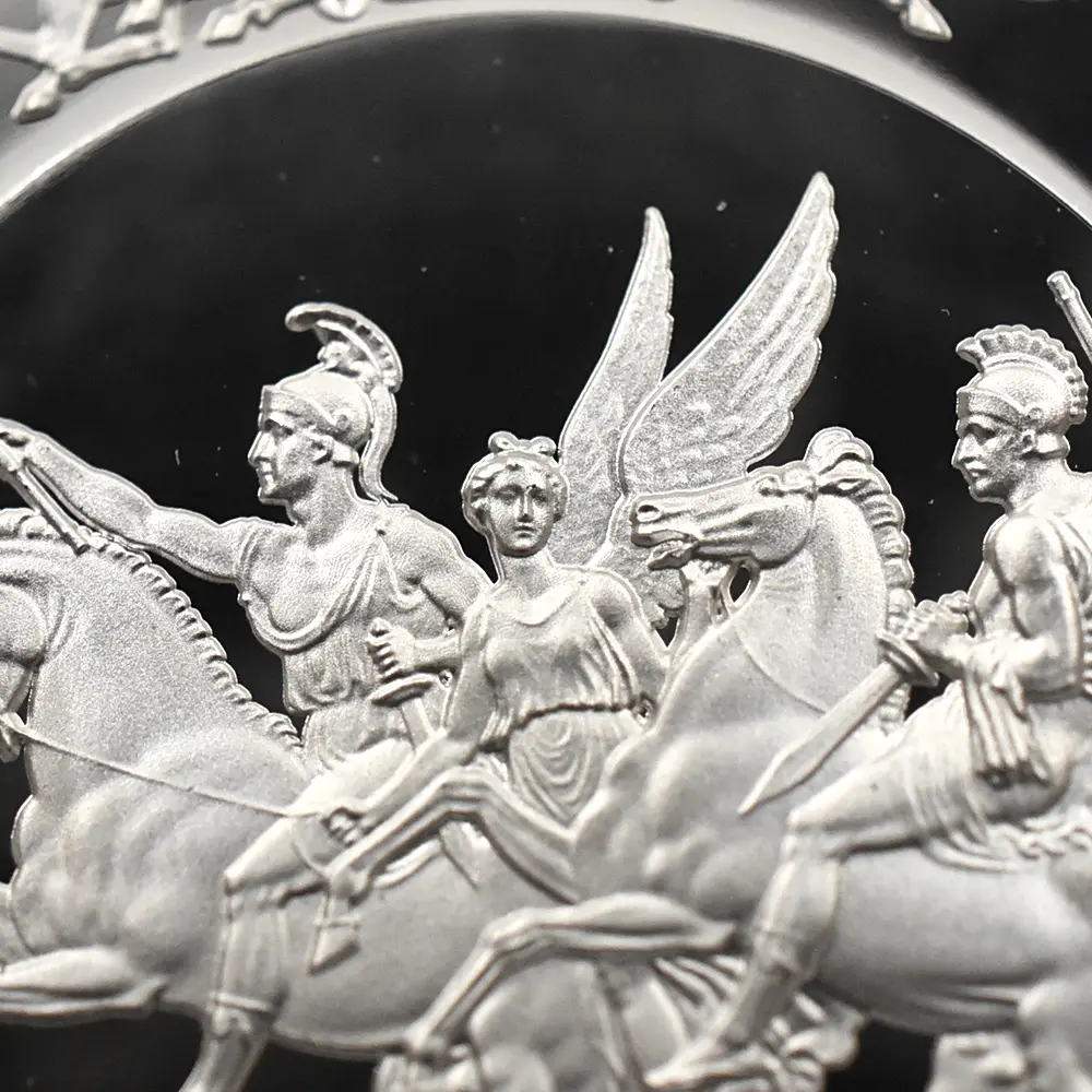 モダンコイン12:6194 2025 チャールズ3世 ワーテルロー・メダル - 勝利 5ポンド2オンス銀貨 NGC PF69UC