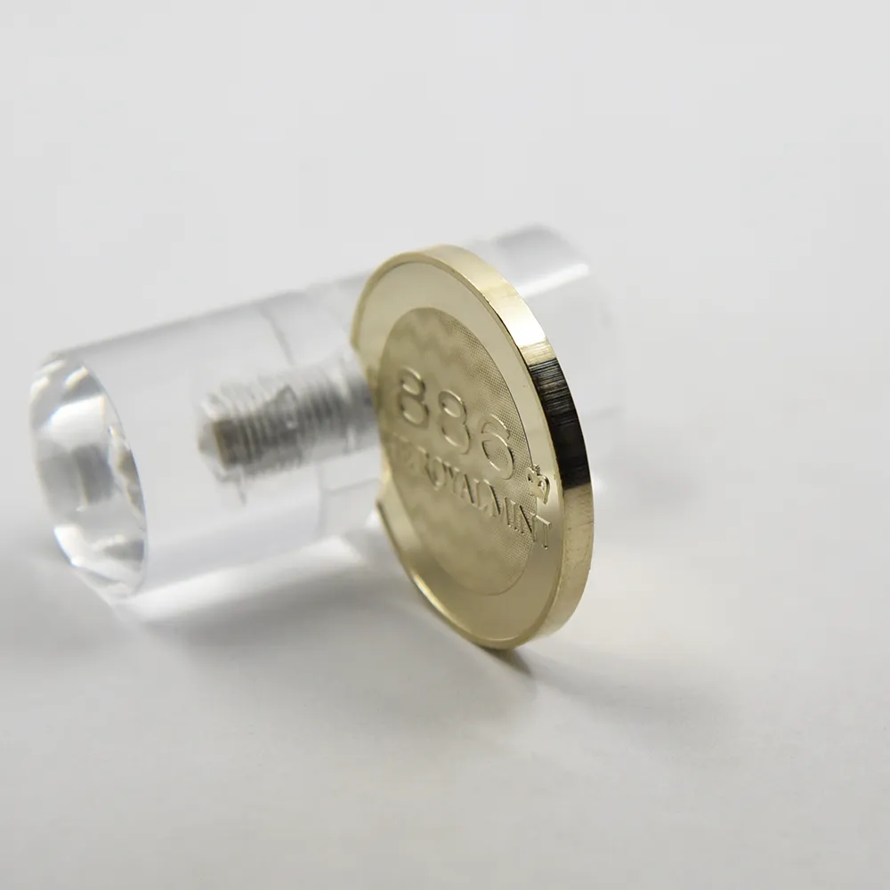 地金型13：3620 イギリス 886 THE ROYAL MINT トークン 29グラム 洋白メダル 【1枚】 (コインケース付き)