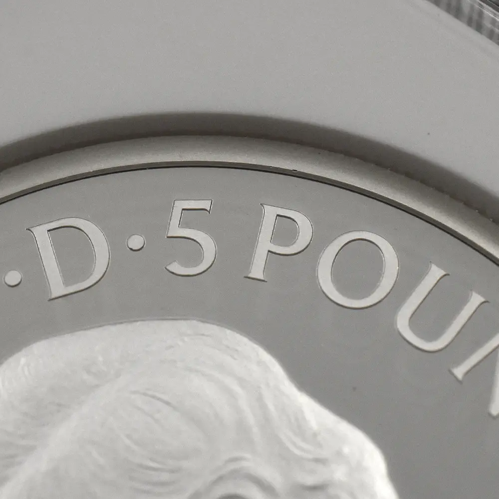 モダンコイン14：6205 2024 チャールズ3世 ワーテルロー・メダル - 連合国代表 5ポンド2オンス銀貨 発行即日鑑定品 NGC PF70UC 箱付き