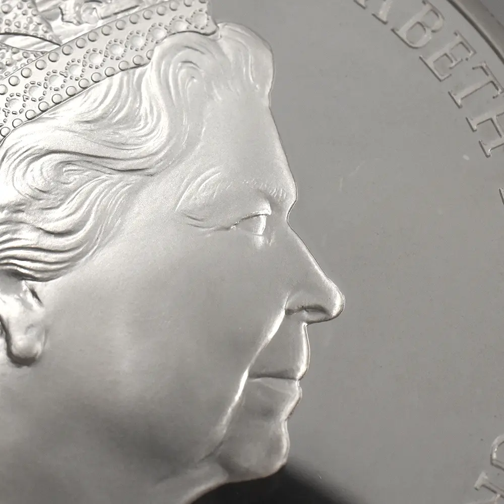 モダンコイン9:6207 2015 エリザベス2世 最長在位記念 10ポンド5オンス銀貨 NGC PF69UC