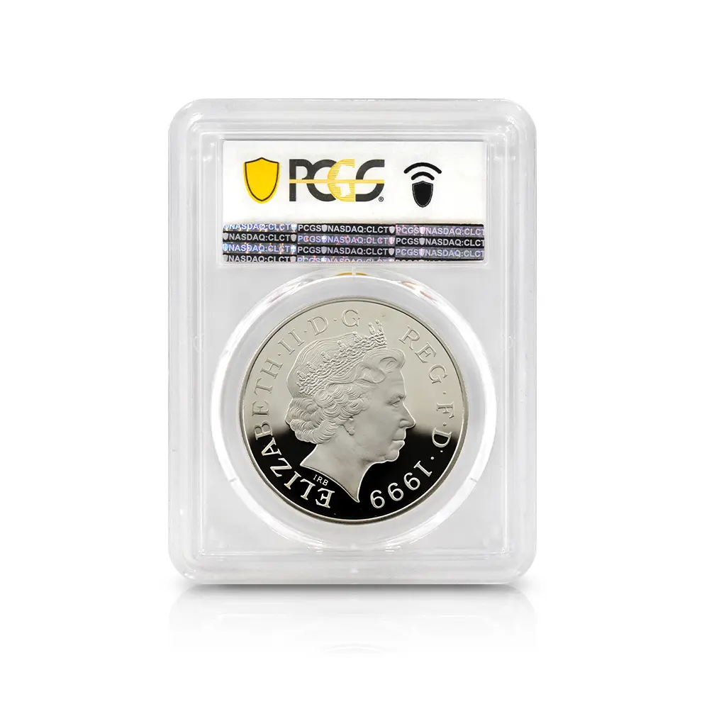 モダンコイン5：6213 1999 エリザベス2世 ダイアナ妃追悼記念 5ポンド銀貨 PCGS PR69DC S-L6