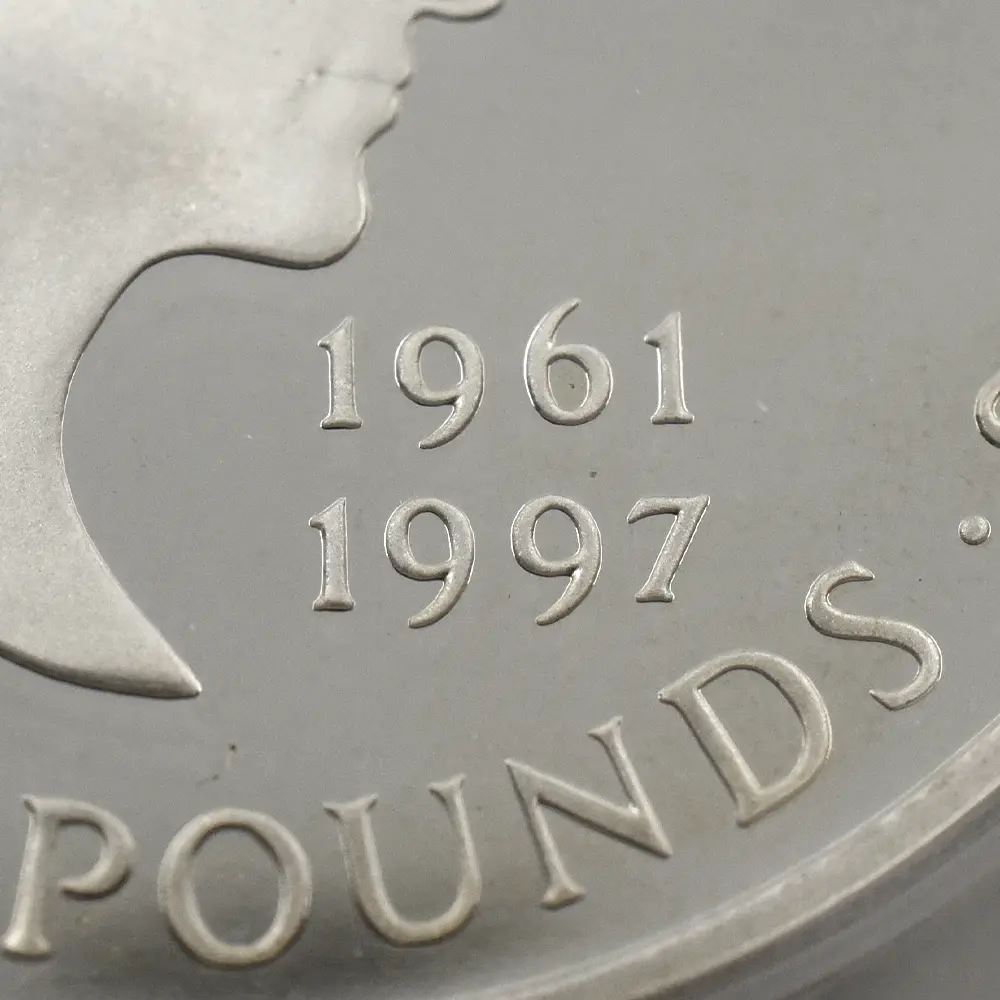 モダンコイン7：6213 1999 エリザベス2世 ダイアナ妃追悼記念 5ポンド銀貨 PCGS PR69DC S-L6