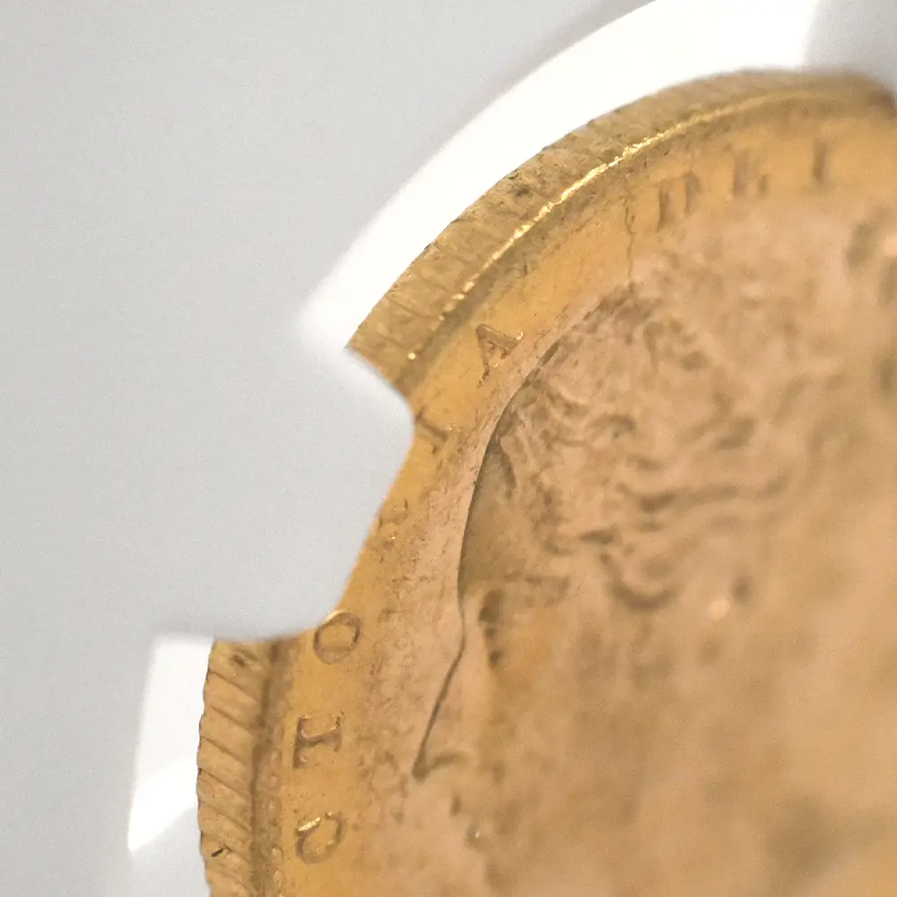 アンティークコイン13：6214 1871 ヴィクトリア女王 ヤングヘッド ソブリン金貨 NGC MS63