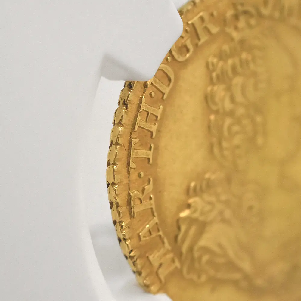 アンティークコイン13：6216 オーストリア領ネーデルランド 1749 マリア・テレジア 2スーヴェラン・ドール金貨 NGC AU58