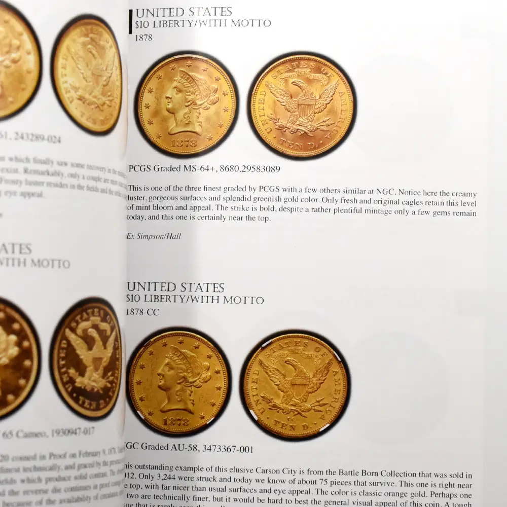 書籍4：3647 本 書籍 『Tyrant Collection – World’s Most Valuable Private Coin Collection』 イーグルコイン傑作選