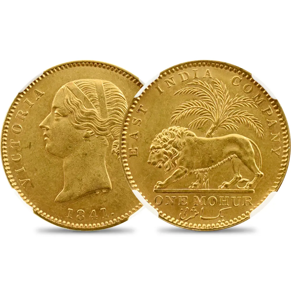 オープン大特価】英領インド1885C NGC MS60 モハールヴィクトリア