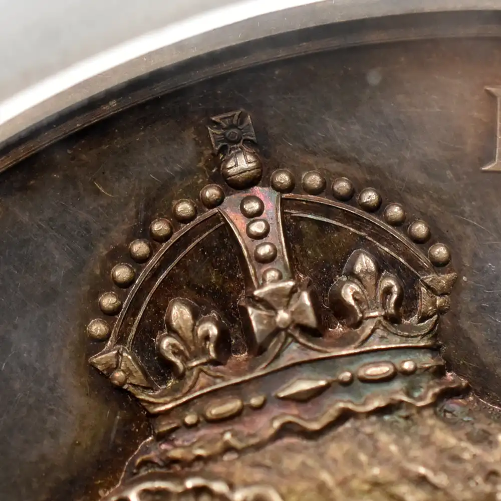 メダル8：3657 1887 ヴィクトリア女王 戴冠50周年記念 ゴールデンジュビリー 銀メダル PCGS SP63 箱付き Eimer-1733b BHM-3219