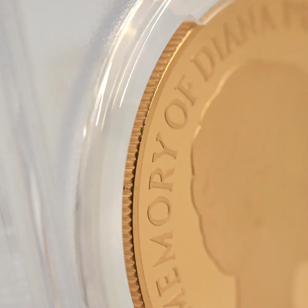 モダンコイン17：6231 1999 エリザベス2世 ダイアナ妃追悼記念 5ポンド金貨 PCGS PR69DC S-L6 箱付き