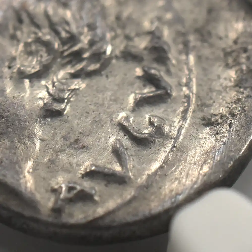 古代コイン9：3673 古代ローマ帝国 紀元前27ー紀元14 アウグストゥス キナリウス銀貨 NGC XF Strike: 3/5 Surface: 3/5